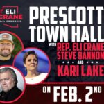 Prescott Town Hall with Rep Eli Crane, Steve Bannon and Kari Lake – 2 Feb 2024