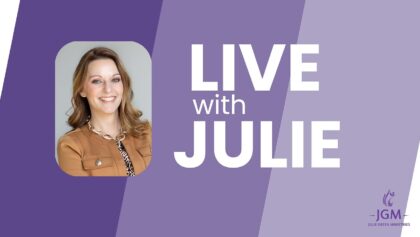 LIVE WITH JULIE 			Live Chat